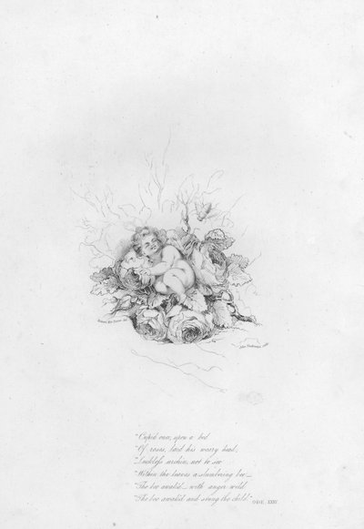 Anacréon, Ode XXXV (gravure) - Robert Kerr (after) Porter