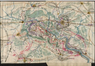 (Carte de la première bataille de Bull Run) LOC gvhs01.vhs00060 - Robert Knox Sneden