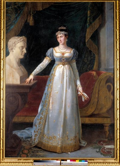 Portrait en pied de Marie-Paulette dite Pauline Bonaparte, princesse Borghèse (1780-1825), duchesse de Guastalla - Robert Lefebvre