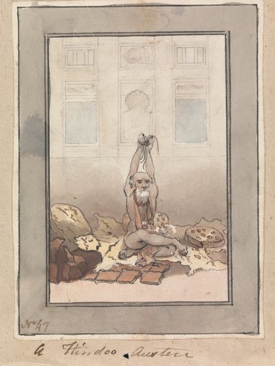 Un fakir hindou austère - Robert Mabon