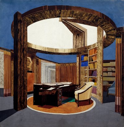 Projet de salle pour une ambassade par Robert Mallet-Stevens - Robert Mallet Stevens