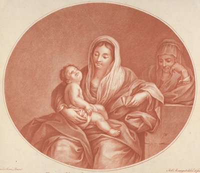 La Vierge assise avec l