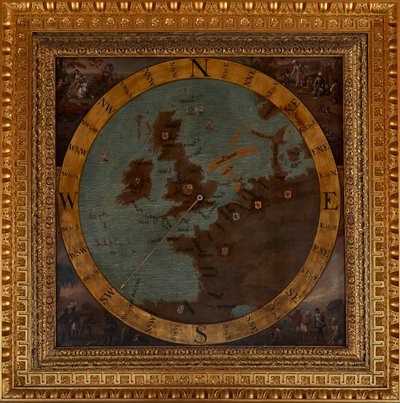 La galerie du roi avec cadran solaire, Palais de Kensington - Robert Morden