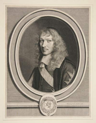 Basile Fouquet, Abbé de Barbeaux et de Rigny, Chancelier des Ordres du Roi - Robert Nanteuil