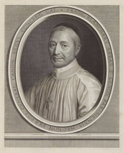 François Blanchart, Abbé de Sainte-Geneviève - Robert Nanteuil