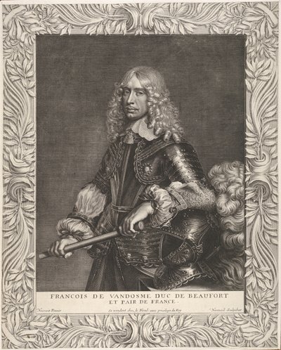 François de Vendôme, duc de Beaufort, vers 1649 - Robert Nanteuil