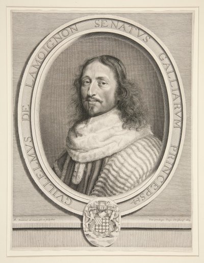Guillaume de Lamoignon, premier Président du Parlement de Paris - Robert Nanteuil