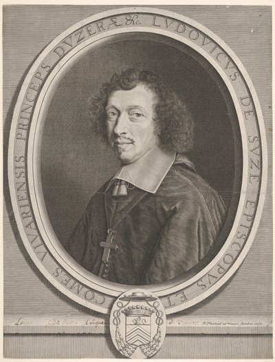 Louis-François de La Baume de Suze, 1656 - Robert Nanteuil