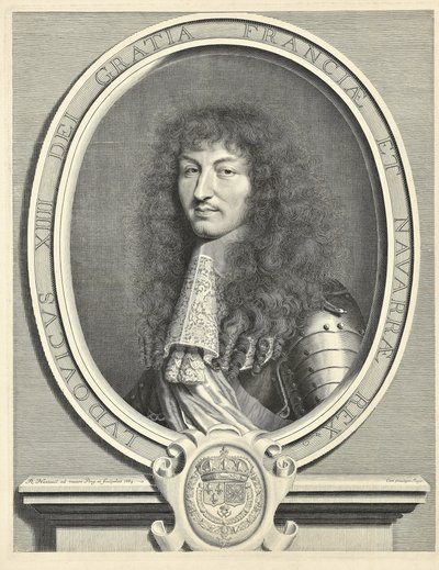 Louis XIV, roi de France 1638-1715, 1664 - Robert Nanteuil