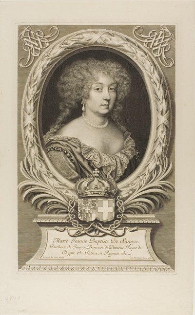 Marie Jeanne Baptiste, Duchess de Savoye - Robert Nanteuil