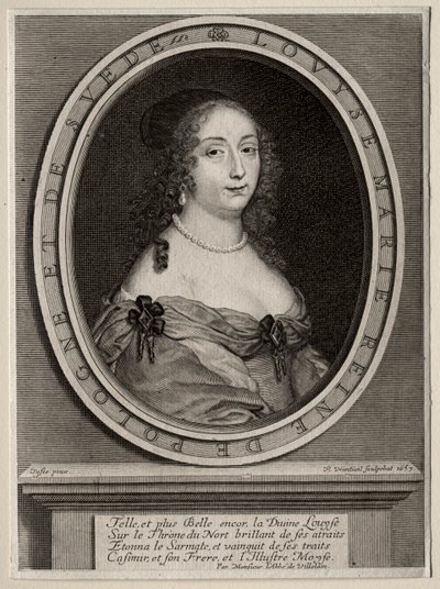 Marie Louise de Gonzague, Reine de Pologne - Robert Nanteuil