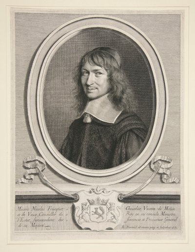 Nicolas Fouquet, vicomte de Melun et de Vaux - Robert Nanteuil