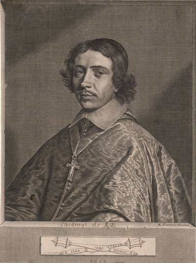 Paul de Gondy, cardinal de Retz. - Robert Nanteuil