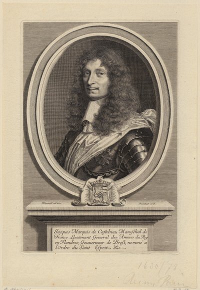 Portrait de Jacques II de Castelnau, maréchal de France - Robert Nanteuil