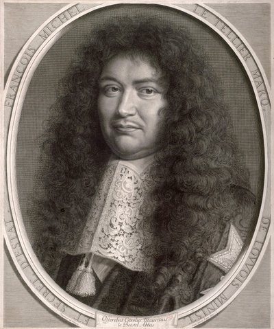Portrait of Francois Michel Le Tellier - Robert Nanteuil