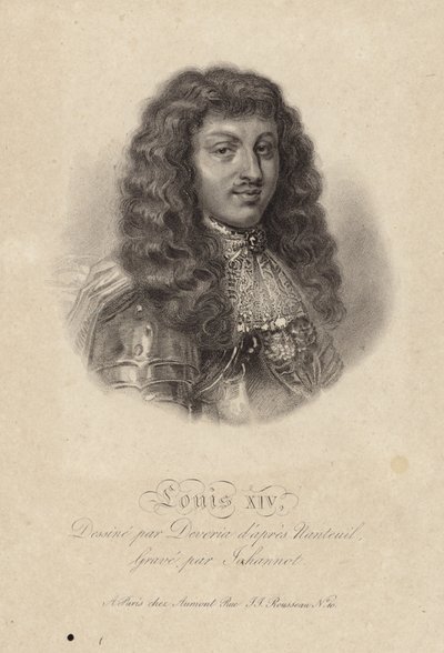 Portrait du roi Louis XIV - Robert Nanteuil