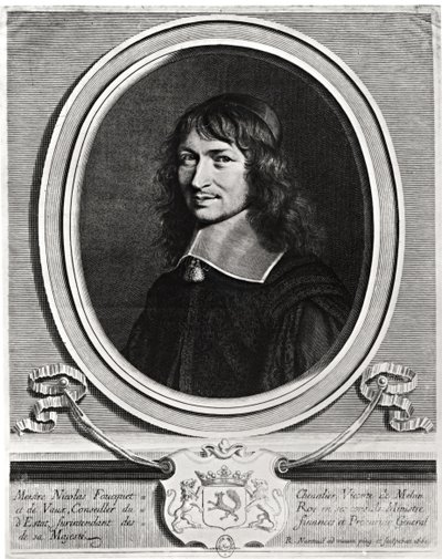 Portrait de Nicolas Fouquet (1615-80) 1662 - Robert Nanteuil