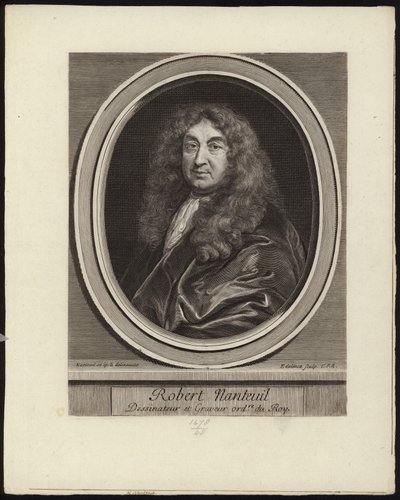 Autoportrait du graveur français Robert Nanteuil - Robert Nanteuil