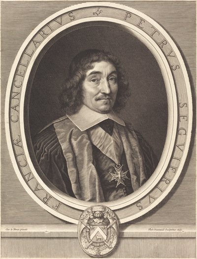 Chancelier Pierre Séguier - Robert Nanteuil after Charles Le Brun