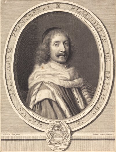 Pompone II de Bellievre - Robert Nanteuil after Charles Le Brun
