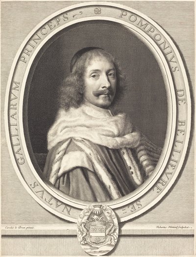 Pompone de Bellievre - Robert Nanteuil after Charles Le Brun
