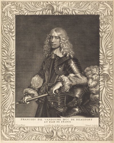 François, Duc de Beaufort - Robert Nanteuil after Jean Nocret