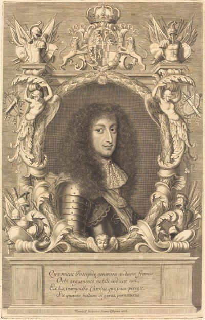 Charles-Emmanuel, Duc de Savoie - Robert Nanteuil after Justus van Verus