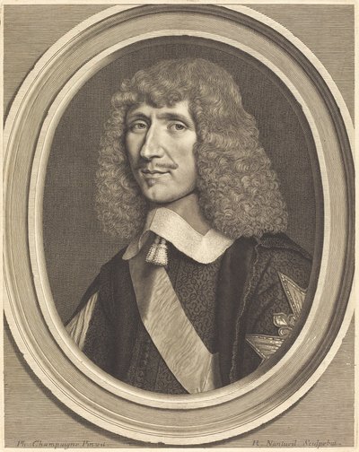 Léon-Bouthillier, Comte de Chavigny - Robert Nanteuil after Philippe de Champaigne