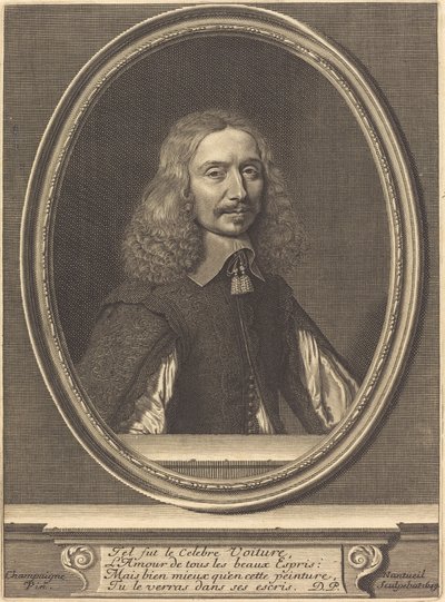 Vincent Voiture - Robert Nanteuil after Philippe de Champaigne
