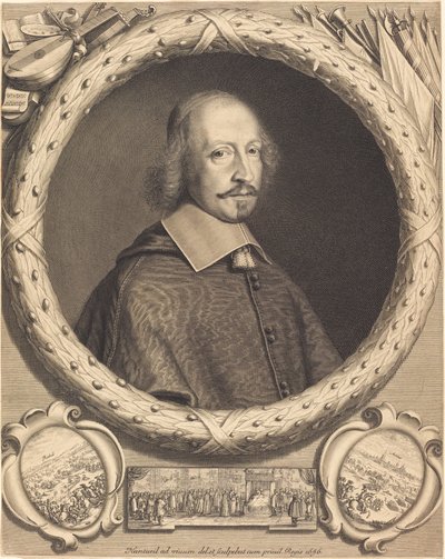 Cardinal Jules Mazarin - Robert Nanteuil and Israël Silvestre