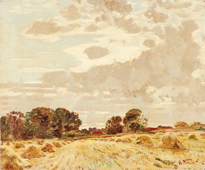Récolte aux Knowes, East Linton - Robert Noble