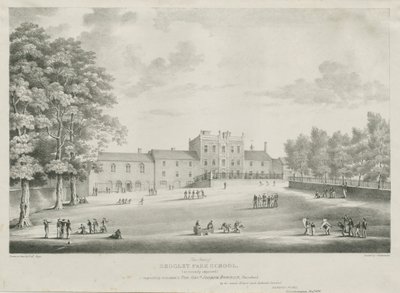 École de Sedgley Park : gravure, novembre 1838 - Robert Noyes