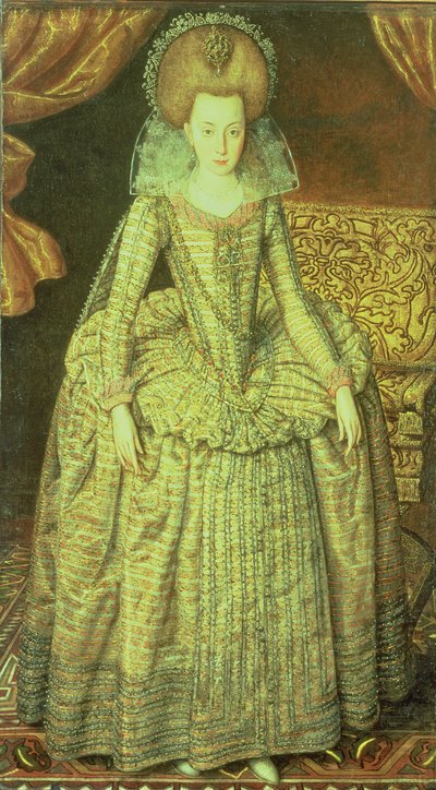 Portrait de la reine Élisabeth de Bohême - Robert Peake