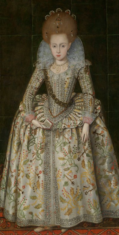Princesse Élisabeth 1596-1662, plus tard Reine de Bohême, vers 1606 - Robert Peake I
