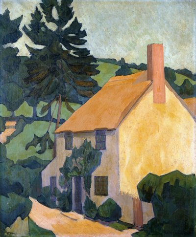 Cottage du Devon, vers 1920-24 - Robert Polhill Bevan