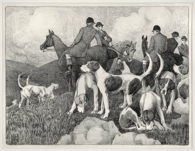 Scène de chasse - Robert Polhill Bevan