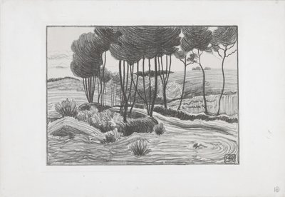 Les Peupliers - Robert Polhill Bevan