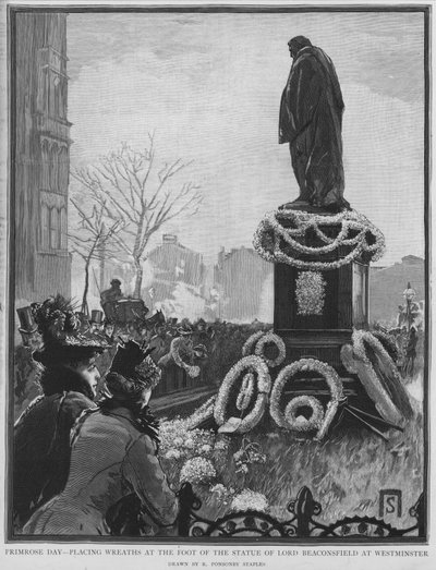 Déposer des couronnes au pied de la statue de l
