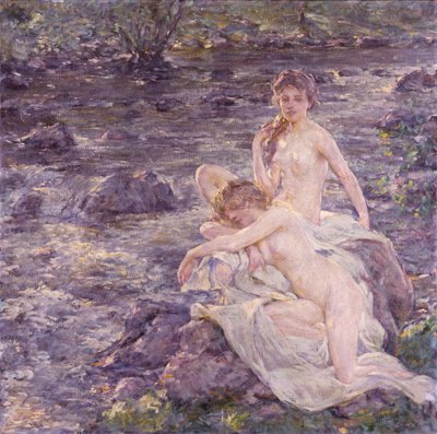 Les Baigneuses, fin 19e-début 20e siècle - Robert Reid