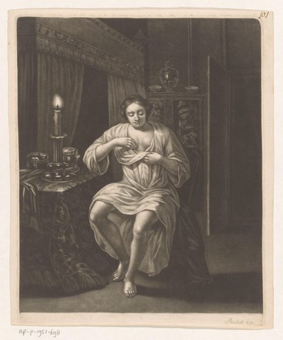 Femme se grattant - Robert Robinson (attributed to)