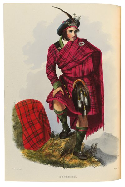Une illustration de "Les Clans des Highlands écossais" - Robert Ronald McIan