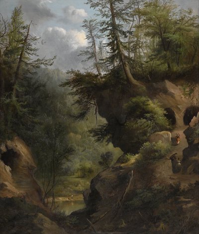 Les grottes - Robert S. Duncanson