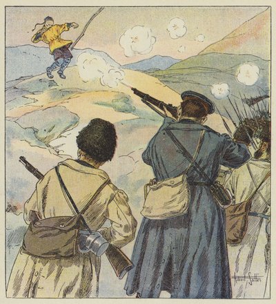 Le capitaine Kryjanwoshi abattit un Chinois d