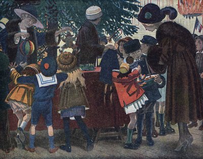 Le sapin de Noël des Lorrains Alsaciens : des enfants d