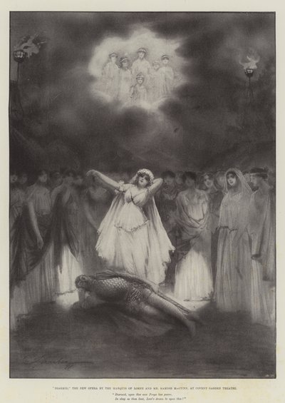 Diarmid, la nouvelle opéra du Marquis de Lorne et de M. Hamish MacCunn, au Théâtre de Covent Garden - Robert Sauber