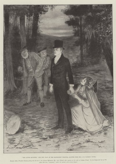 Le Petit Ministre, la nouvelle pièce au théâtre Haymarket, adaptée du roman de M. J. M. Barrie - Robert Sauber