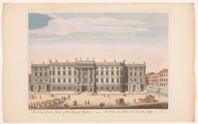 Vue de la façade du château de Berlin à Berlin (The front of the palace of the king of Prussia) - Robert Sayer (possibly)