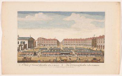 Vue du marché de Covent Garden à Londres (Londres) - Robert Sayer