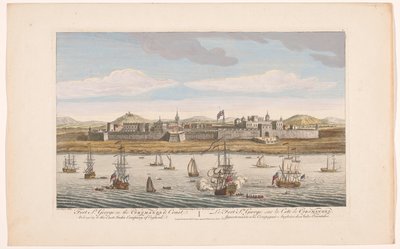 Vue du Fort Saint George à Madras (Nederzettingen van de VOC) - Robert Sayer