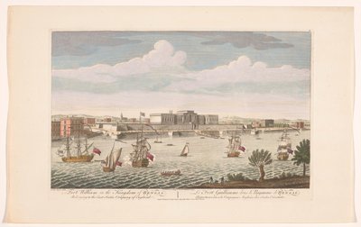 Vue du Fort William à Calcutta (Nederzettingen van de VOC) - Robert Sayer
